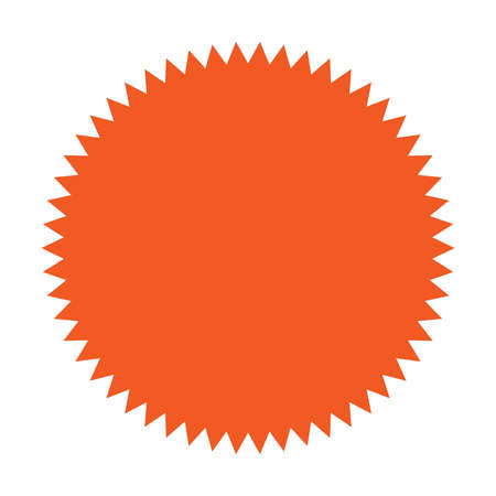 Starburst sunburst icon, radial element - stock vector illustration, clip-art graphicsのイラスト素材