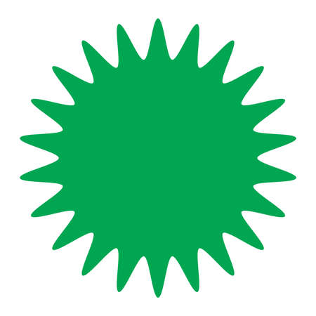Starburst sunburst icon, radial element - stock vector illustration, clip-art graphicsのイラスト素材