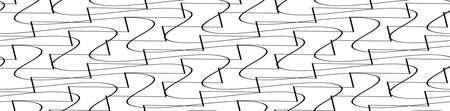 Tangled Interlace Lines seamlessly repeatable background pattern, texture - Vector illustration,...