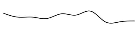 Wavy waving lines vector illustration - Stock vector illustration, Clip-art graphicsのイラスト素材