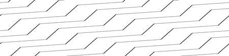 Zig-zag crisscross Lines horizontal rectangle pattern background (Seamless, Repeatable) - Stock vector illustration, Clip art graphicsのイラスト素材