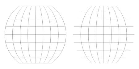 Distorted abstract geometric shape elements. Deformation, distortion warp, tweak effect on checkered grid, mesh surface - stock vector illustration, clip-art graphicsのイラスト素材