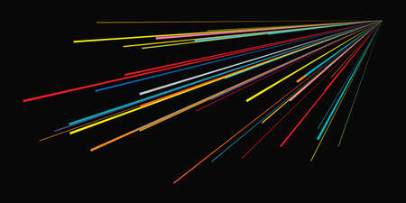 Dynamic, eccentric dynamic comic burst, action trail lines. Explosion, sparkle, spark element. Radial radiating lines - stock vector illustration, clip-art graphicsのイラスト素材