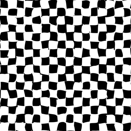 Black and white, monochrome, seamlessly repeatable geometric pattern, texture, background, backdrop - stock vector illustration, clip-art graphicsのイラスト素材