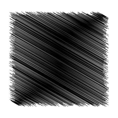 Square, rectangle scribbling, sketchy, sketch doodle lines element. Random wavy billowy waving lines - stock vector illustration, clip-art graphicsのイラスト素材