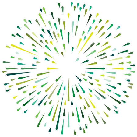 Radial, radiating lines. Radiation, explosion, twinkle, glare and glint effect. Abstract blast, aurora, aura effect design - stock vector illustration, clip-art graphicsのイラスト素材