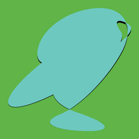 Random curvy, squiggle, freehand abstract shape. Squiggle wriggle distortion deformation effect element - stock vector illustration, clip-art graphicsのイラスト素材