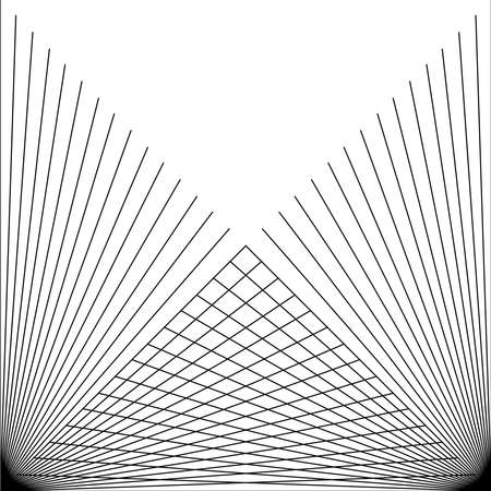 Lines, stripes abstract geometric pattern, texture element - stock vector illustration, clip-art graphicsのイラスト素材