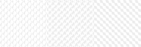 Set of 3 seamlessly repeatable, repetitive geometric pattern, background, texture - stock vector illustration, clip-art graphicsのイラスト素材