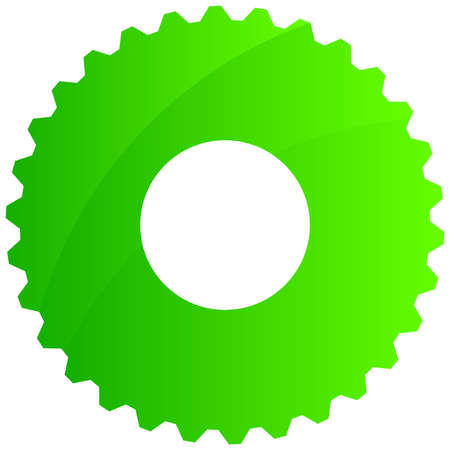 Gear, cogwheel, gear wheel, pinion colorful, vivid icon, symbol. Maintained repair development icon - stock vector illustration, clip-art graphicsのイラスト素材