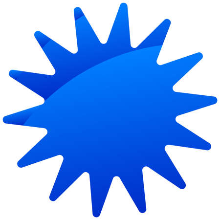 Cartoon starburst, sunburst. Price tag, price label, price flash icon, vector design element - stock vector illustration, clip-art graphicsのイラスト素材
