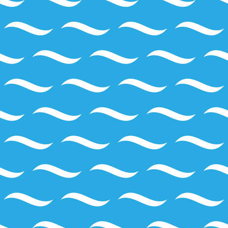 Water waves, waving, wavy, curve lines illustration - stock vector illustration, clip-art graphicsのイラスト素材
