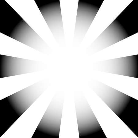 Starburst, sun burst radial, radiating lines. Burst beams rays - stock vector illustration, clip-art graphicsのイラスト素材