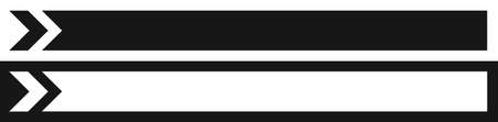 Web, print button, banner, plaque, rectangle, horizontal bar design element for your text message -...
