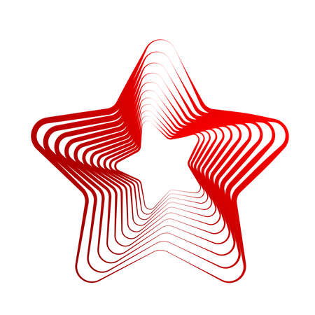 Star, starlet icon, symbol. Reward, top quality, stellar vector design elements series - stock vector illustration, clip-art graphicsのイラスト素材