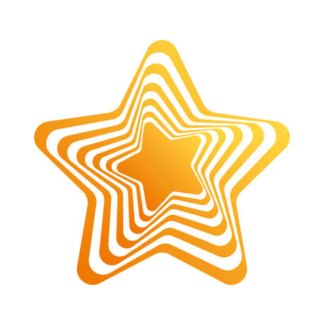 Star, starlet icon, symbol. Reward, top quality, stellar vector design elements series - stock vector illustration, clip-art graphicsのイラスト素材