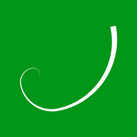 Spiral, swirl, twirl element. Bine, tendril shapes. Curly, curvy and curved lines - stock vector illustration, clip-art graphicsのイラスト素材