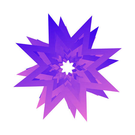 Star, starlet shape, element vector - stock vector illustration, clip-art graphicsのイラスト素材