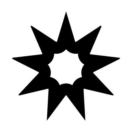 Star, starlet shape, element vector - stock vector illustration, clip-art graphicsのイラスト素材