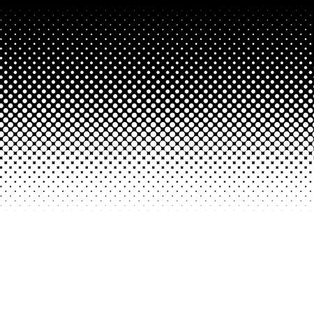 Black and white halftone, dotted circles pattern, background, backdrop. Dots, Polka dots pattern - stock vector illustration, clip-art graphicsのイラスト素材