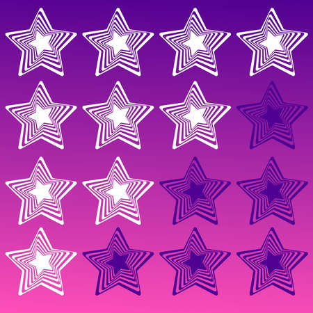 Star rating element. Grade, rank, ranking concept. Feedback, customer satisfaction icon, vector - stock vector illustration, clip-art graphicsのイラスト素材