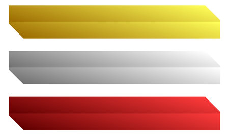 Button, banner and plaque design element shapes - stock vector illustration, clip-art graphicsのイラスト素材