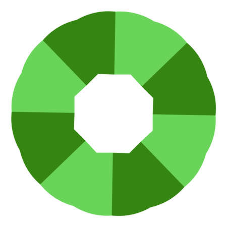 Shape, symbol, icon with abstract geometry. Geometrical vector - stock vector illustration, clip-art graphicsのイラスト素材