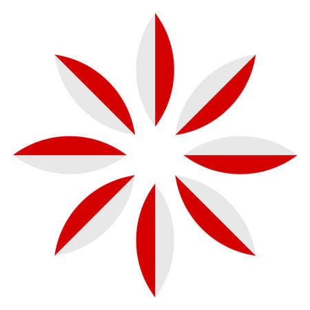 Shape, symbol, icon with abstract geometry. Geometrical vector - stock vector illustration, clip-art graphicsのイラスト素材