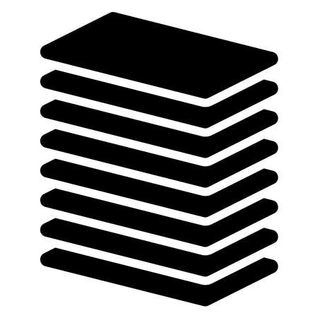 Datacenter, HDD, hard disk drive webhosting icon, symbol. Archive, recovery, mainframe tech, technology icon. Database, databank illustration - stock vector illustration, clip-art graphicsのイラスト素材
