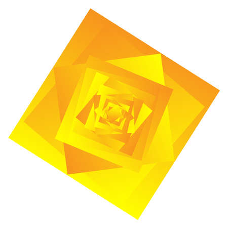 Geometric square design shape with random shaded, gradient fill - stock vector illustration, clip-art graphicsのイラスト素材