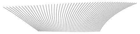 Wavy, waving curvy parallel lines. Undulate squiggle stripes - stock vector illustration, clip-art...