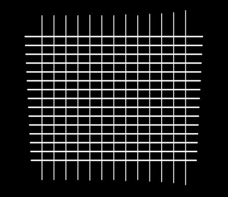 Irregular, random intersecting lines abstract grid, mesh, grate and trellis pattern, texture. Geometric vector artwork - stock vector illustration, clip-art graphicsのイラスト素材