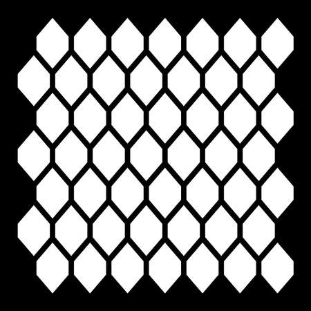 Honeycomb, hexagon, hex geometric pattern, background and texture isolated - stock vector...