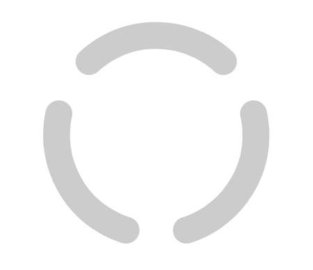 Interlace, interconnected, intersecting circles, rings abstract symbolic shape icon - stock vector illustration, clip-art graphicsのイラスト素材