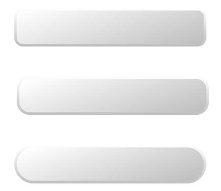 Sign, banner, plaque design shape element. Rectangle plate, board with blank, empty space for your message - stock vector illustration, clip-art graphicsのイラスト素材