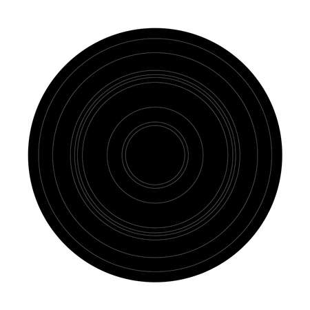 Abstract random circles geometric circular element - stock vector illustration, clip-art graphicsのイラスト素材