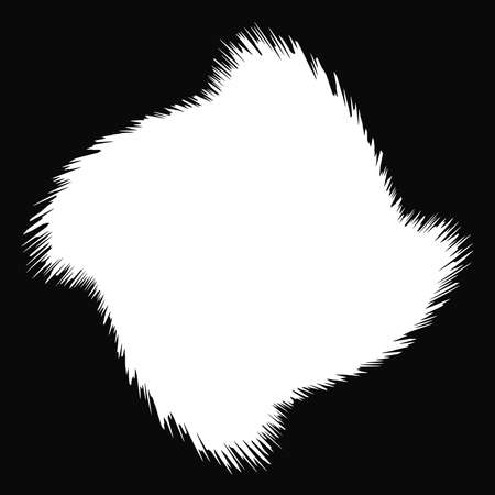 Radial radiating burst vector shape - stock vector illustration, clip-art graphicsのイラスト素材