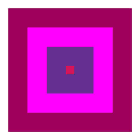 Colorful random squares abstract geometric element - stock vector illustration, clip-art graphicsのイラスト素材