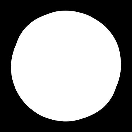 Random circles with hand drawn, free hand drawing effect. Concentric grungy textured circle shape - stock vector illustration, clip-art graphicsのイラスト素材