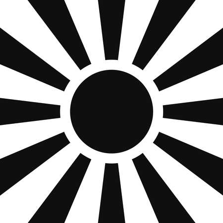 Starburst sunburs radial radiating circular spokes rays beams abstract geometric graphic - stock vector illustration, clip-art graphicsのイラスト素材