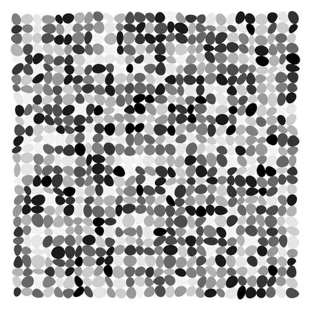 Rounded stones, pebbles, rock wall pattern and texture - stock vector illustration, clip-art graphicsのイラスト素材