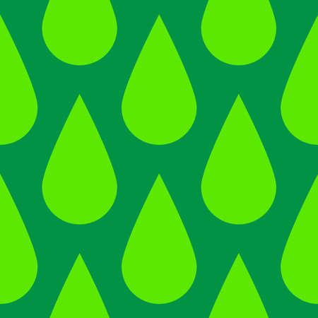 Green leaf, flower, herb natural seamless pattern. Gardening foliage, botanical nature background - stock vector illustration, clip-art graphicsのイラスト素材