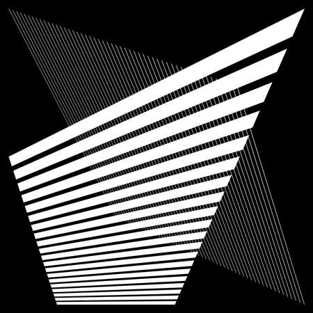 Abstract random grid, mesh. Lattice grating and grille pattern with oblique diagonal slanting lines and stripes - stock vector illustration, clip-art graphicsのイラスト素材