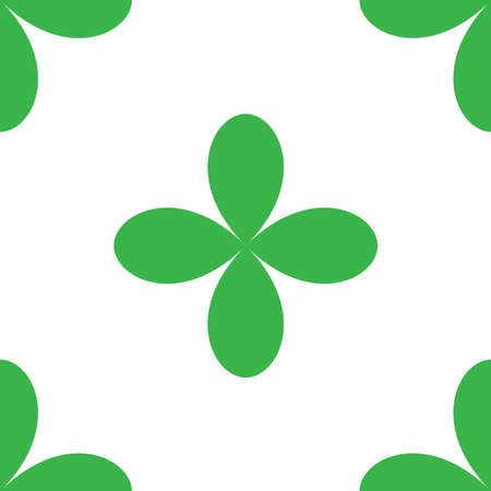 Simple green flowers, petals seamless, repeatable pattern, background. Nature, ecology, botanic and...