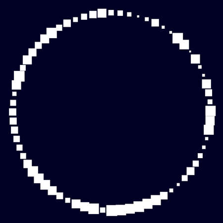 Circles random, scattered shapes element. Stock vector illustration, clip-art graphicsのイラスト素材