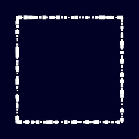 Squares random, scattered shapes element. Stock vector illustration, clip-art graphicsのイラスト素材