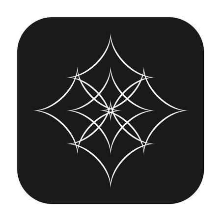 Abstract geometric symbol, icon vector graphics, illustration. Stock vector illustration, clip-art graphicsのイラスト素材