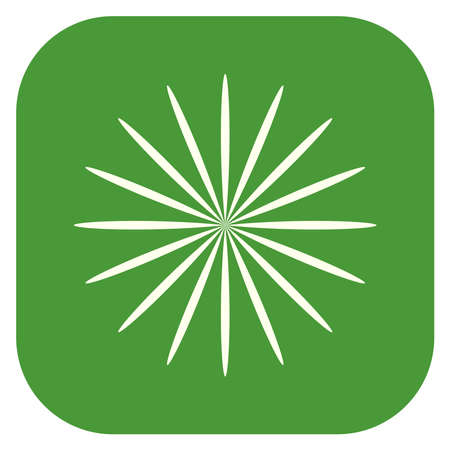 Leaf, flower and plant silhouette element. Stock vector illustration, clip-art graphicsのイラスト素材