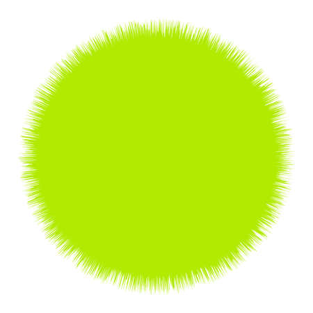 Abstract radial, geometric vector design element. Non figurative circular decoration element. Stock vector illustration, clip-art graphicsのイラスト素材