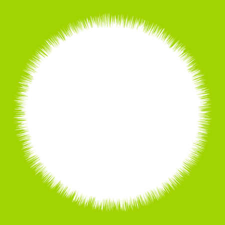 Abstract radial, geometric vector design element. Non figurative circular decoration element. Stock vector illustration, clip-art graphicsのイラスト素材